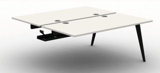 Pyramid Steel Bench Desk - Back To Back Add on Module
